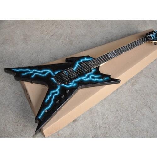 Factory custom lightning Electric Guitar With Rosewood Fingerboard,Black Hardware,Provide customized service