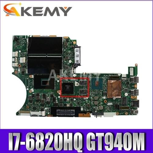 01AV866 01YR841 For LENOVO Thinkpad T460P I7-6820HQ GT940M Notebook Mainboard BT463 NM-A611 N16S-GTR-S-A2 Laptop motherboard