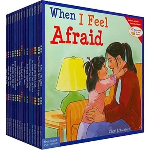 15 Books/Set Learning to Get Along English Picture Book Children Story Book Sticker Book IQ EQ Training