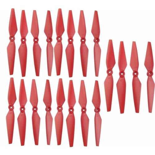 20PCS is used for MJX B2 B2C B2W Bugs 2W Bugs 2 F200SE four axis aircraft blades Spare parts UAV propeller red