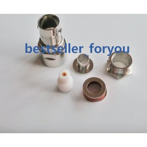 BNC Female Q9 Jack Clamp RG58 RG142 LMR195 RG400 Cable Straight RF Connector