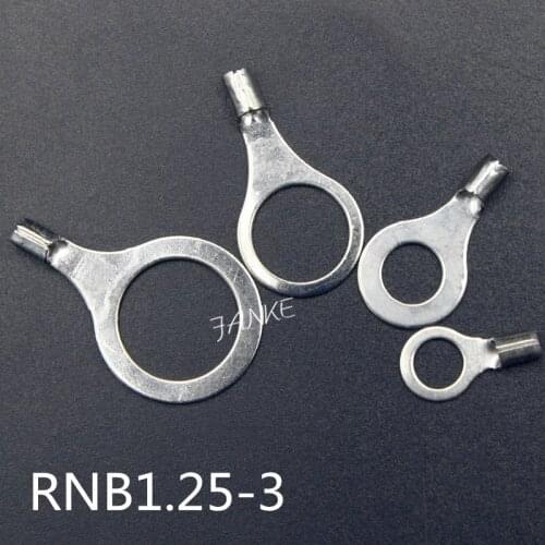 RNB1.25-3 Circular Naked Terminal(Type TO) Cold pressed terminals/Cable Connector/Wire Connector 16-14AWG