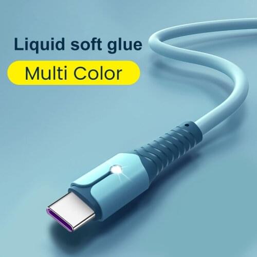 USB Type C Cable Quick Charge USB-C Fast Charging Micro Cable for iPhone Ipad Charging Cable Mobile Phone Data Cable With Light