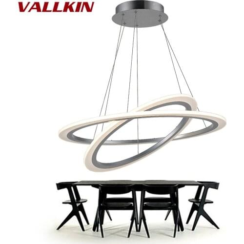 Ring circles modern led Chandeliers lights for dining living room acrylic Lamps cerchio anello lampadario lighting lamparas