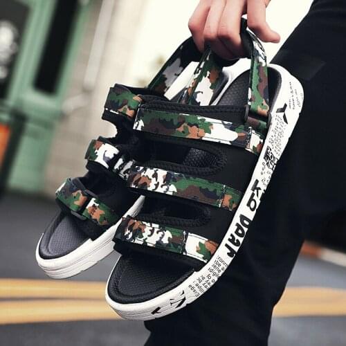 Summer Comouflage Beach Slippers Men Comfort Fashion Big Size Casual Sandles New Arrivals Massage Sandals Men Sandalias