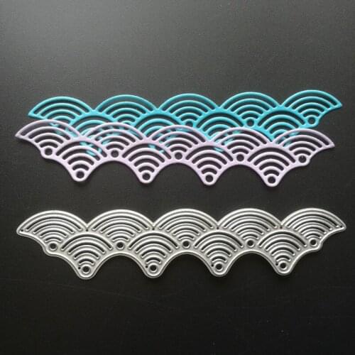 Metal wave Cutting Dies Stencils for DIY Scrapbooking/photo album Decorative Embossing DIY Paper Cards