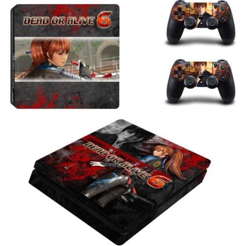 Dead or Alive PS4 Slim Stickers Play station 4 Skin Sticker Decals For PlayStation 4 PS4 Slim Console & Controller Skin Vinyl