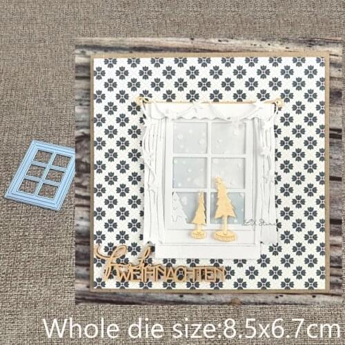 New Design Craft Metal stencil mold Cutting Dies Window curtains decoration scrapbook die cuts Album Paper Card Craft Embossing