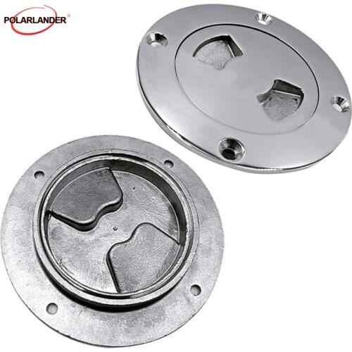 Inspection Deck Plate 6 inch 4inch 1 pcs Marine Hand Tighten for Boat 316 Stainless Steel
