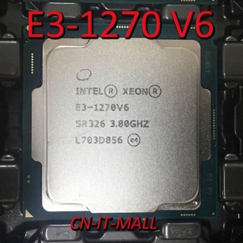Intel Xeon E3-1270 V6 CPU 3.8GHz 8M 4 Core 8 Threads LGA1151 Processor
