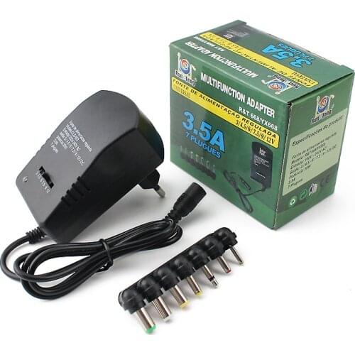 Adjustable Charger Adapter AC 220V TO 12V 3A 30W Multi Voltage Power Supply DC 9V 6V 7.5V 5V 3V Converter Adapter Plug 7 EU US