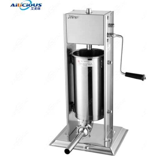 TV3L Small kitchen Sausage Stuffer Vertical Sausage Filler Maker Meat Filler Stainless Steel for hotel home commercial