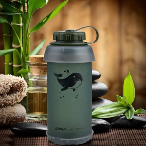 Water Glass Outdoor 750Ml Collapsible Soft Water Bottle Sports Water Bottle Portable Mountaineering Travel