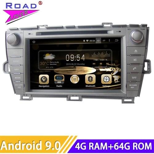 Roadlover Android 8.0 Car DVD Player Autoradio For Toyota Prius 2009- LHD Stereo GPS Navigation Magnitol Double Din Media Center