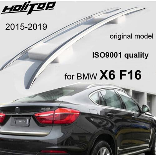 Roof Racks roof Rail Luggage bar for BM X6 2015 2016 2017 2018 2019, avation aluminum alloy, original style, easy installation