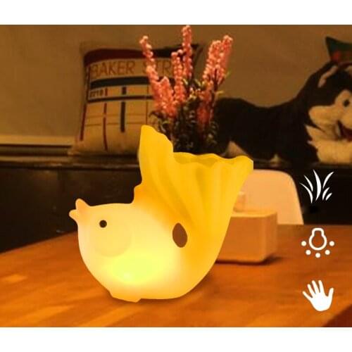Childrens Room Night Light Bedroom Decor Night Lamp Gift Table Lamp Baby Mood Light Kids Decor Room Goldfish Table Lights