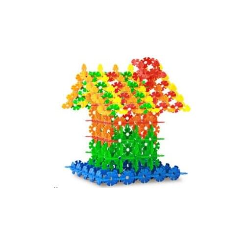 Children educational toy snow tablets jigsaw toy child plastic snowflakes puzzles toys