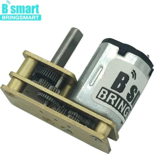 Bringsmart JGA1024-N20 Geared Motor DC 6V 12V With 500RPM Control Reversed Adjusted Speed Motor Reducer 3v Low Noise Micro Motor