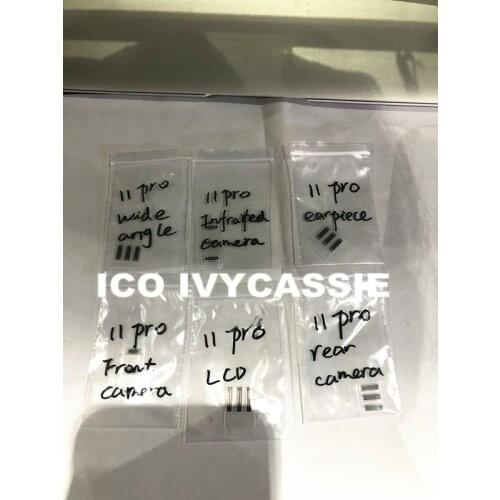 For iPhone 11Pro FPC Connector LCD/Touch/Charger Dock/Rear Camera/Front Cam/Earpiece/Wide Angle/Battery/Power On/Speaker