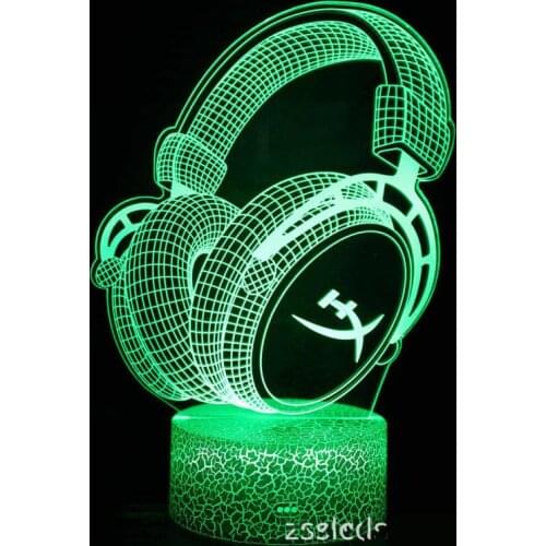 Source Musical Led Night Light Instrument Series 3d Night Lamp Colorful Touch Remote Control Creative Desk Lamp