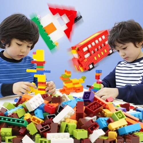 Classic Building Blocks DIY City Bricks Bulk Model Figures Compatible Educational Kids Small Size Boys And Girls Toys