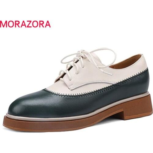 Женские оксфорды MORAZORA China At AliExpress