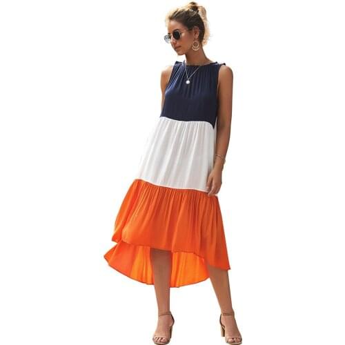 New Fashion Dresses Multi Color Womens Dress In Summer 2021