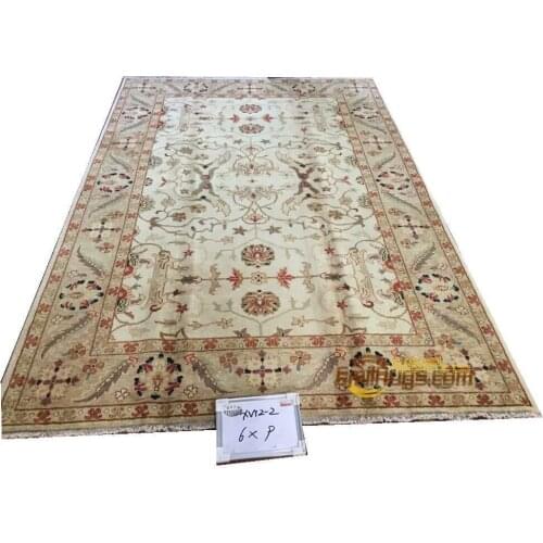 Original single export Turkish handmade carpets OUSHAK Ozarks pure wool carpet XV12-2 6x9gc47zieyg28
