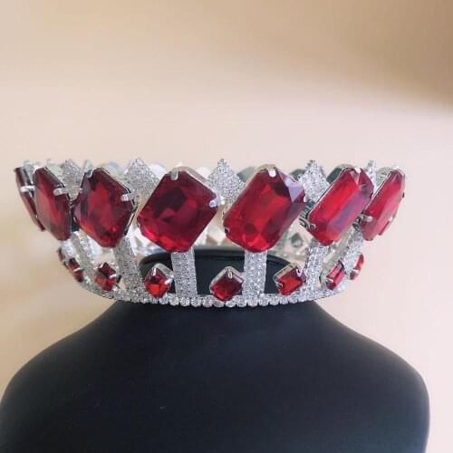 Popular fashion crown jewelry crystal crown headdress Bridal Wedding crown crown special gift for her