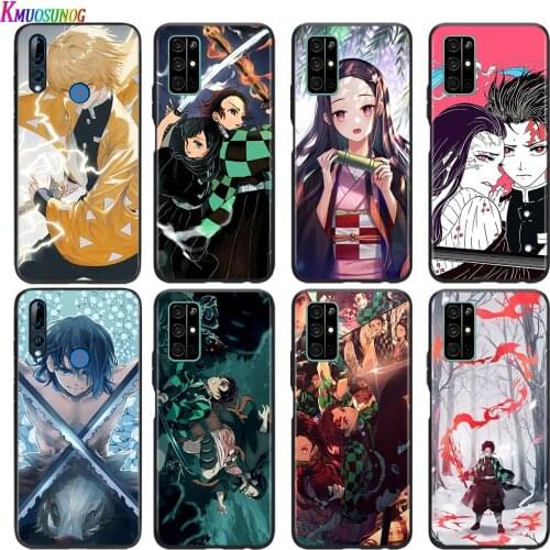 Kimetsu No Yaiba Silicone Cover For Honor 30 30S V30 V20 9N 9S 9A 9C 20S 20E X10 20 7C Lite Pro Plus Phone Case