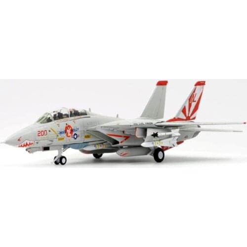 1/72 Die-cast Airplane Model U.S. Navy F-14A Tomcat VF-111 Miss Molly Fighter Carrier Aircraft Adult Gift Military Toys For Boys