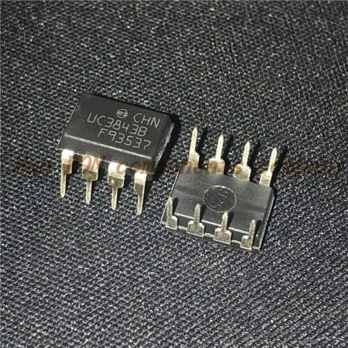 10PCS/LOT Imported original UC3843B UC3843BN UC3843BN UC3843 3843 DIP8 DIP-8 New original In Stock