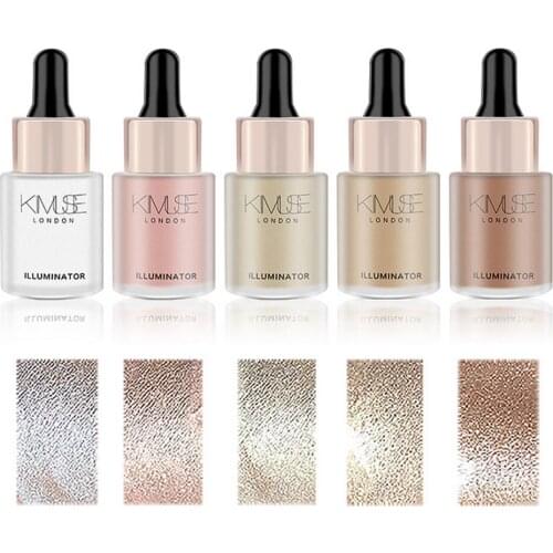 13.5ml Makeup Long Lasting 3D Highlighter Liquid Shimmer Glitter Face Glow Bronzer Concealer Illuminator Liquid Highlighter