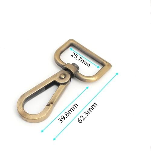 2PCS Heavy Duty Swivel Trigger Clips Snap Hook Lobster Clasp Bag Dog Lead Bronze