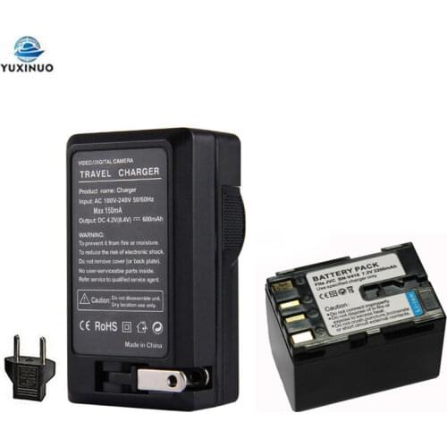 2200mAh BN-V416 V416U BNV416 Battery + AC Charger For JVC BN-V408 V408U V408US V428 V428U V428US GR-D93 GR-D94 GR-D220 GR-D225