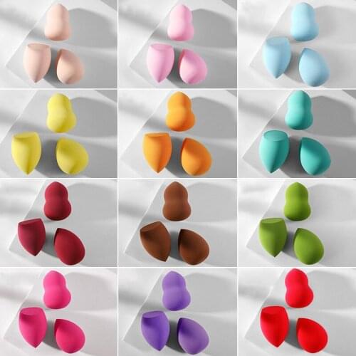 3pcs/pack Beauty Cosmetic Puff Makeup Foundation Sponge Gourd Drop Shape Blush BB Cream Powder Puff Make UP Cosmetic Tools