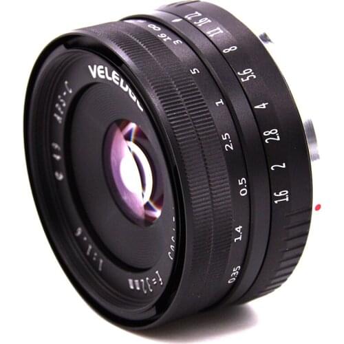 32mm F1.6 Large Aperture Manual Prime Fixed Lens for Sony APS-C E-Mount Digital Mirrorless Cameras A6000 6300 NEX