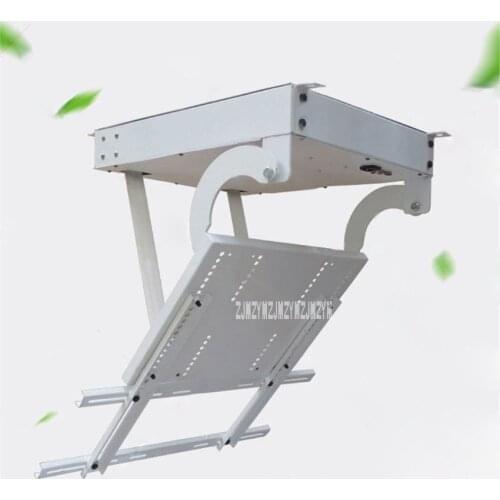 43-55" TV Rotating Mount Hanger TV Ceiling Lift Hanger Electronic Positioning Folding Holder TV Ceiling Bracket 110V/220V 20W