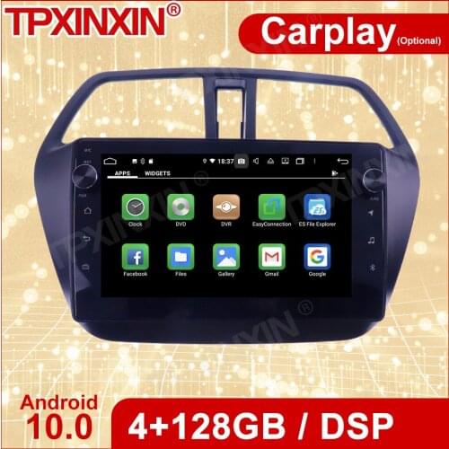 Wireless Carplay 2 Din Car Android Stereo Receiver For Suzuki SX4 S-Cross 2013 2014 2015 2016 2017 Radio Audio Head Unit Player