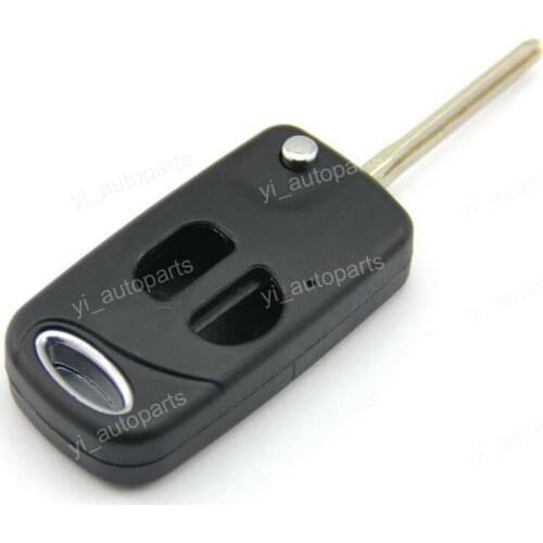 2 Buttons Remote Flip Folding Key Shell Case For Toyota Hilux Prado Tarago 12BBY-08