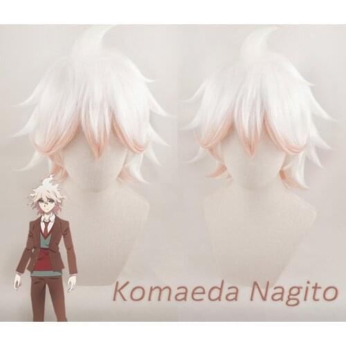 Danganronpa Mioda Ibuki Komaeda Nagito Wig Anime Cosplay Costume Hair Synthetic Heat Resistant Kokichi Ouma Cosplay Wigs C55C09