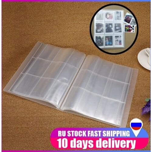 288 PCs Transparent Film Photo Album For Fujifilm Instax Mini 9 8 7s 25 70 90 Name Card Holder Camera Film Ticket Fast Delivery