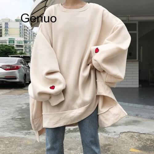 Женские длинные толстовки Genuo China At AliExpress