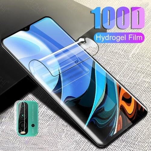 100D Hydrogel Soft Film For Xiaomi Redmi 9T Screen Protector For Xiaomi Redmi 9 T Redmi9T Camera Lens Glass Film