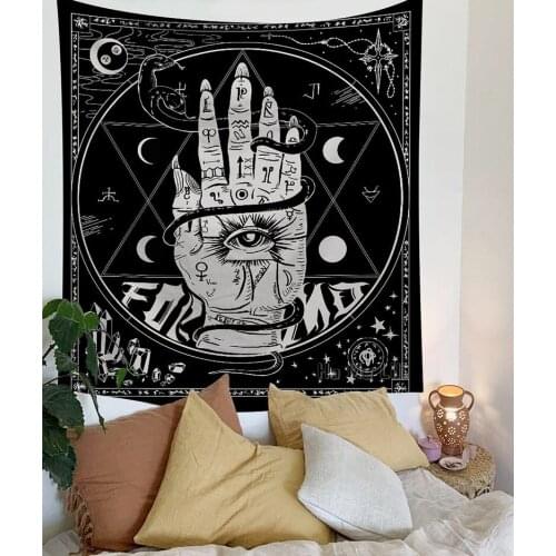Mandala Art Decoration Of Celestial Mysteries And Divination Tapestry