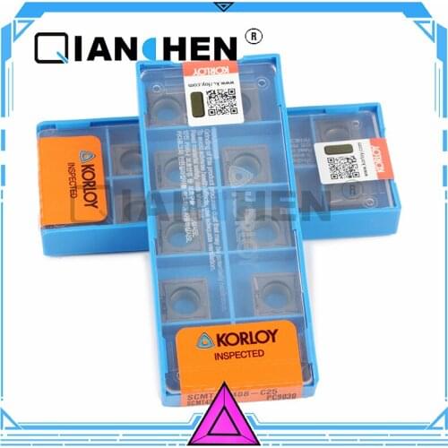 Original KORLOY SCMT120408-C25 PC9030 (10pcs/lot) Cutting Tools Insert Internal Turning Tool Hard Alloy Ashley