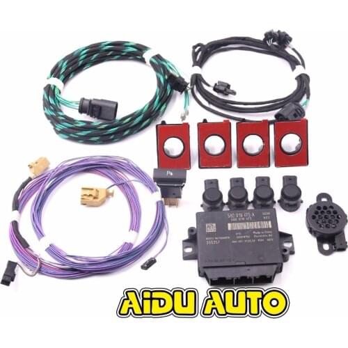 Park Pilot Front 4K Update 8K Sensor With Visible OPS Parking FOR PQ Skoda Octavia MK2