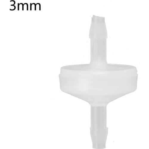 Plastic One-Way Non-Return Water Inline Fluids Check Valves for Fuel Gas Liquid L69A