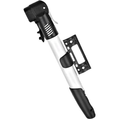 50% Hot Sale Plastic Mini Portable Bicycle Basketball High Pressure Manual Air Pump Inflator