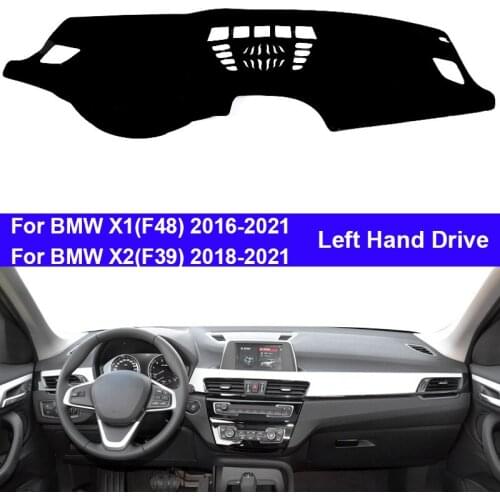 Car Dashboard Cover DashMat Carpet Cape For BMW X1 (F48) 2016 2017 - 2021 X2 (F39) 2018 2019 20120 2021 Auto Protector Sun-Shade